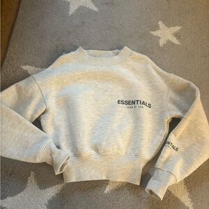 Fear of God Essentials Light Gray Crewneck